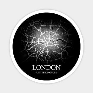 London City Map - UK Cartography Magnet